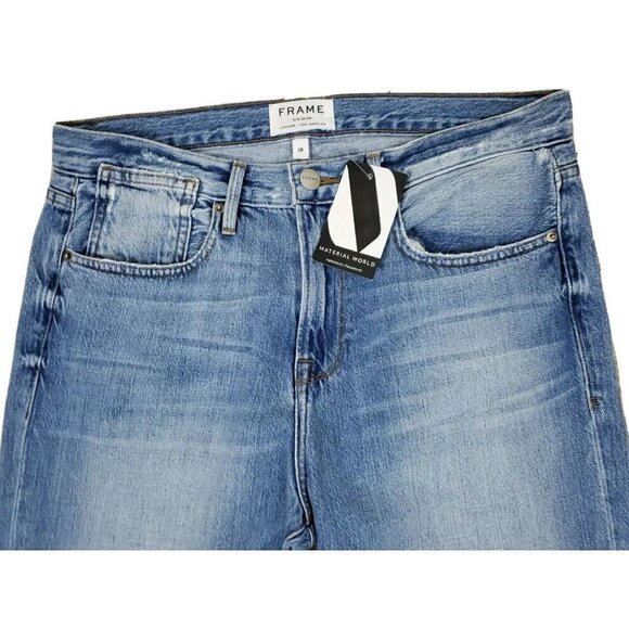 Frame ~Men's Size 28~ Blue Denim London-Los Angeles Distressed Jeans NWT. - Picture 7 of 12